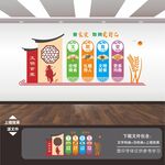 学校园企业食堂餐厅文化展板标语