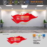 三个务必党建文化墙