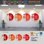 核心价值观党建文化墙