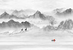 中式山水画