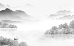 高端 灰色大气山水 tIF分层