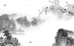 简约 高雅风景山水 tif分层