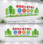 森林防火文化墙