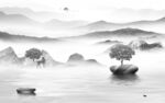 电视 最新款山水画 TiF分层