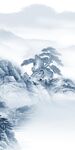 最新 山水中式玄关 TIF分层