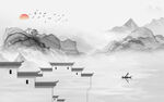 高端 最新款山水画 TiF分层