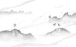 客厅 新款中式山水 TIF分层