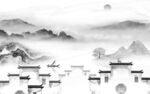 最新款中式山水 TIF分层