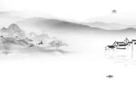 现代 简约灰色山水 TIf分层