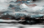 山水 画