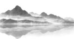 手绘山