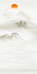 现代 新山水画玄关 TiF分层