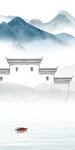 现代 人气玄关山水 TiF分层