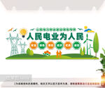 人民电业户外文化墙图片
