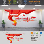 不忘初心牢记使命文化墙