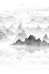 玄关水墨画
