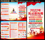 2022年宪法宣传周三折页