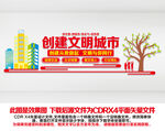 文明城市文化墙