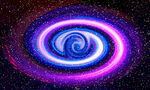 抽象绚丽星空