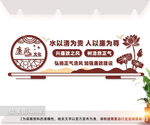廉政文化墙设计图片