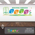 企业公司员工宿舍文化墙