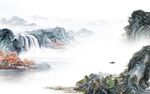 电视 新上架山水画 tIF分层