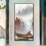 抽象山水画