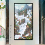 意境水墨山水画