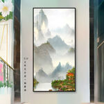欧式山水画
