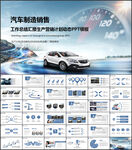 炫酷汽车宣传介绍动态PPT模板
