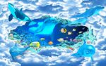 3D海底天空背景墙