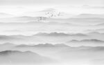 水墨山