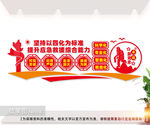 消防应急救援文化墙图片