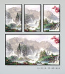  新中式创意水墨山水画