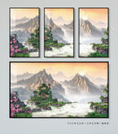 禅意山水画