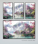 轻奢山水画