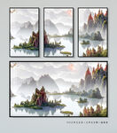 水墨山水画