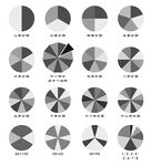 矢量切割饼状图