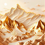 立体3D无框山水画