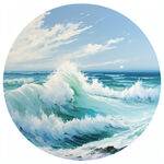 海浪装饰画