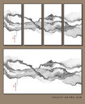 水墨山水画