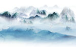 水墨抽象画 