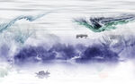 抽象山水