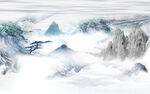 山水背景