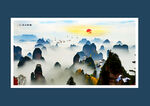 国画山水风景