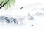 新中式背景墙