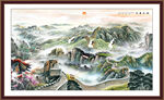 盛世长城 国画长城