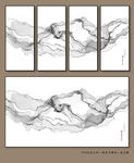 新中式抽象画