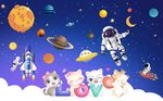 卡通太空宇航员图片