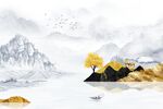 新中式背景墙